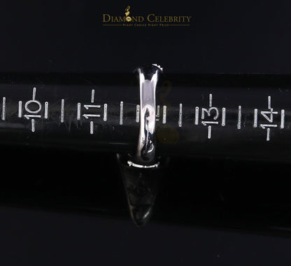 DiamondCelebritees 925 White Silver Masonic 0.50 CT Real Diamond Men's Engagement Big Ring Size 12