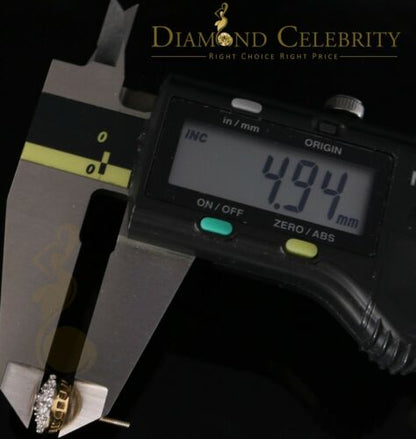 DiamondCelebritees  925 Yellow Sterling Silver 1.86ct Cubic Zirconia Round Women's Stud Earrings