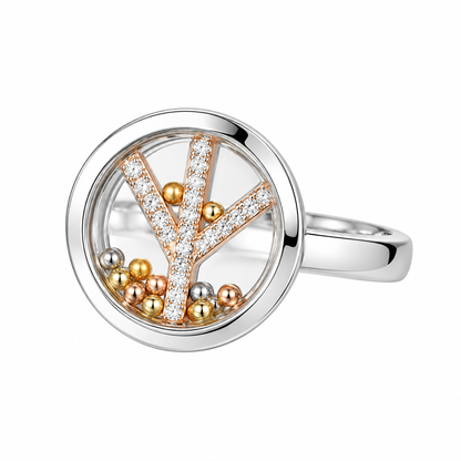 DiamondCelebritees Sterling 925 White Silver 0.30ct Round Cubic Zirconia Womens Ring Size 7