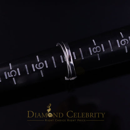 DiamondCelebritees Sterling Silver Square Cubic Zirconia 1.80ct Bridal White Womens Ring Size 7