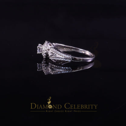 DiamondCelebritees 1.59ct Cubic Zirconia White 925 Sterling Silver Women Engagement Rings Size 7