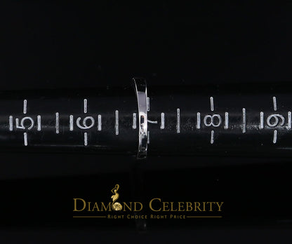 DiamondCelebritees Real 14kt White Gold with 0.20 CT Real Diamond Band Round Shape Ring Size 7