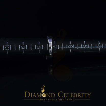 DiamondCelebritees 1.00ct 925 Sterling White Silver 'Z' Round Cubic Zirconia Womens Ring Size 7