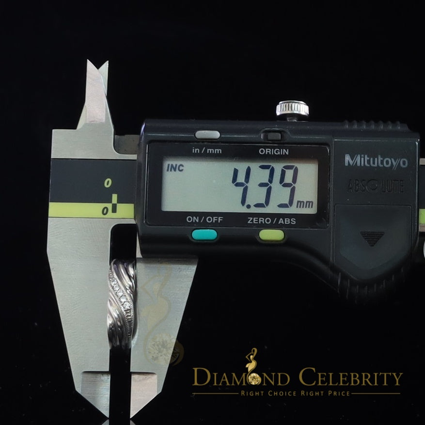 DiamondCelebritees 0.10ct White 925 Sterling Silver Shiny Cubic Zirconia Promise Womens Ring Size 6