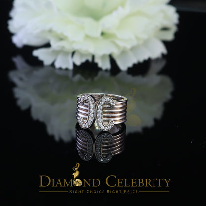 DiamondCelebritees 2.00ct Cubic Zirconia Sterling White Silver Engagement Women's Ring Size 8