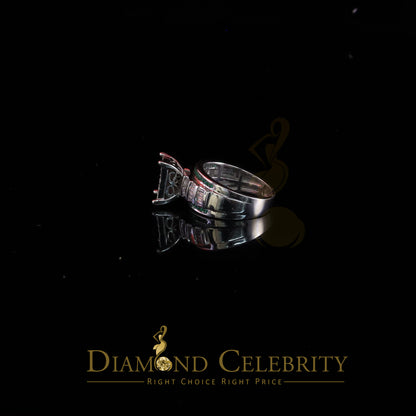 DiamondCelebritees 925 Sterling White Silver Cinderella Cubic Zirconia 1.50ct Womens Ring Size 7