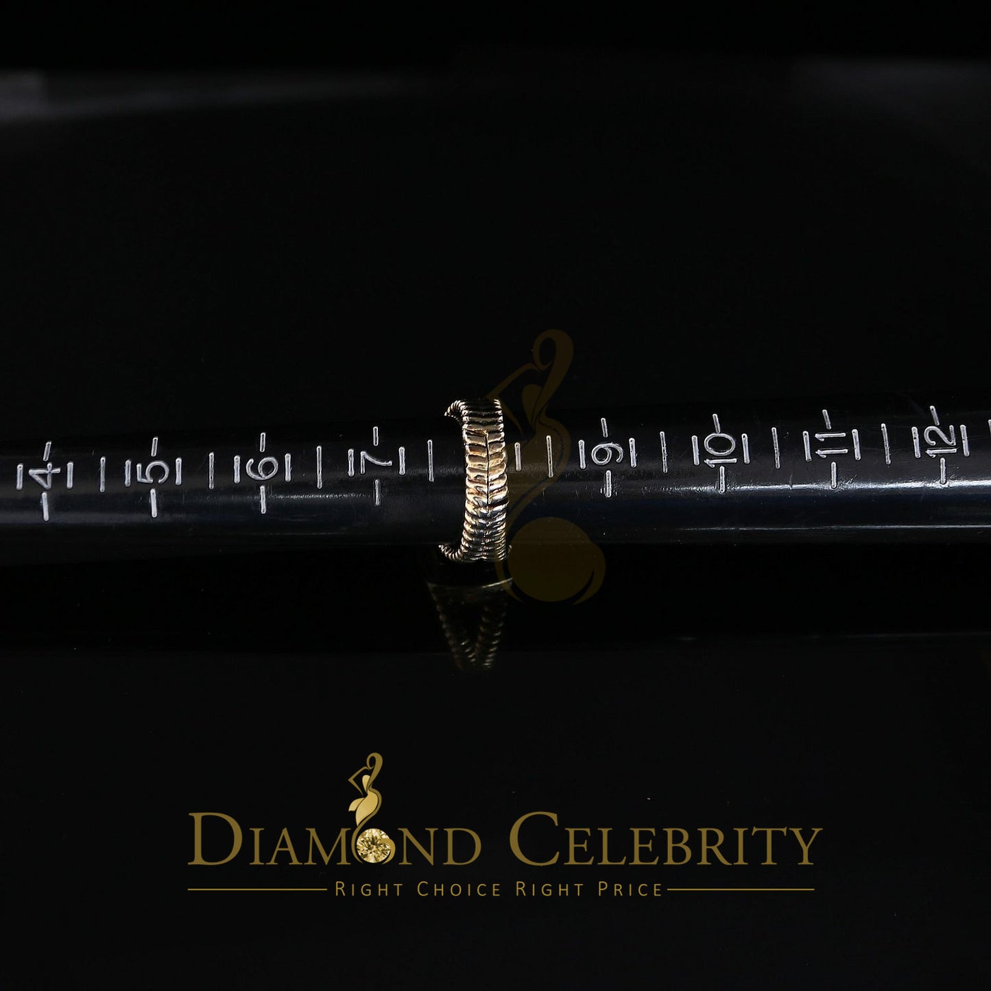 DiamondCelebritees 1.33ct Yellow Silver Square Cubic Zirconia Womens Adjustable Ring From SZ 8 to10