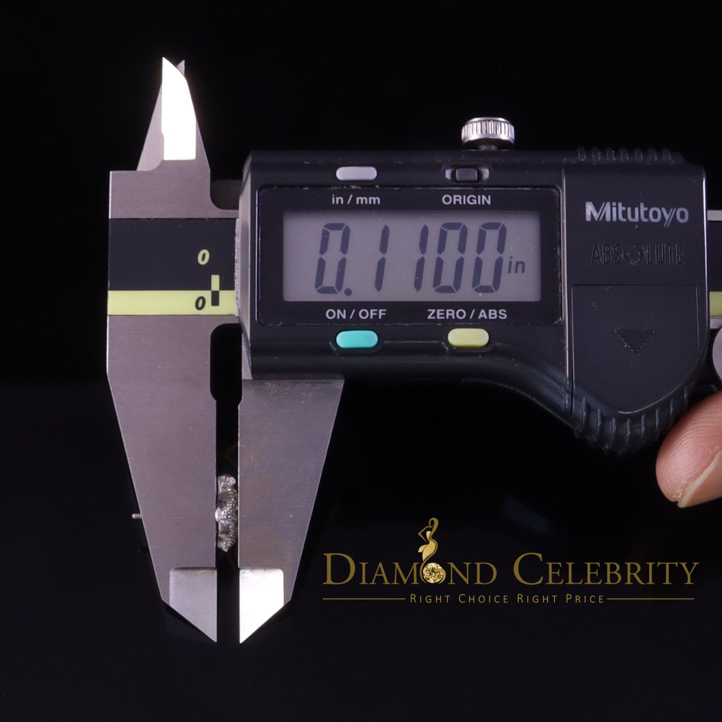 DiamondCelebritees  925 Sterling White Silver 0.50ct Cubic Zirconia Turtle Earrings Women & Men's