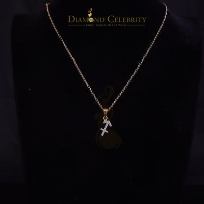 DiamondCelebritees 0.34ct Cubic Zirconia Yellow Silver SAGITTARIUS-DECEMBER Pendant Men's & Women's
