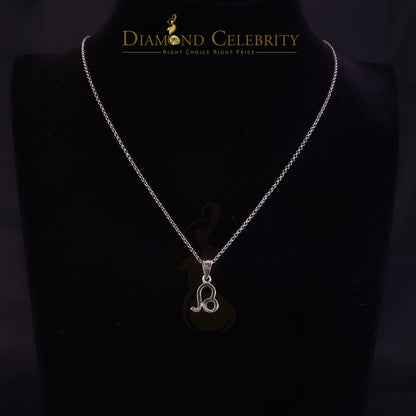 DiamondCelebritees 0.55ct Cubic Zirconia White Silver LEO-AUGUST Month Men's & Women's Pendant