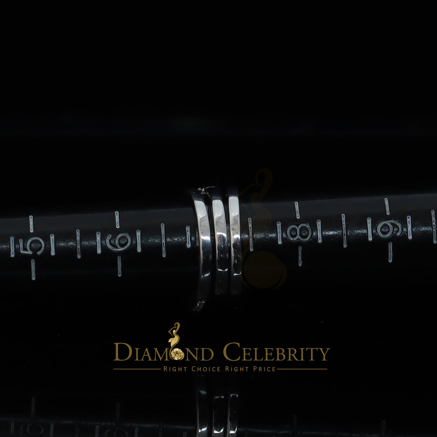 DiamondCelebritees 2.0ct Cubic Zirconia White 925 Sterling Silver Women 3PC Wedding Ring Size 7