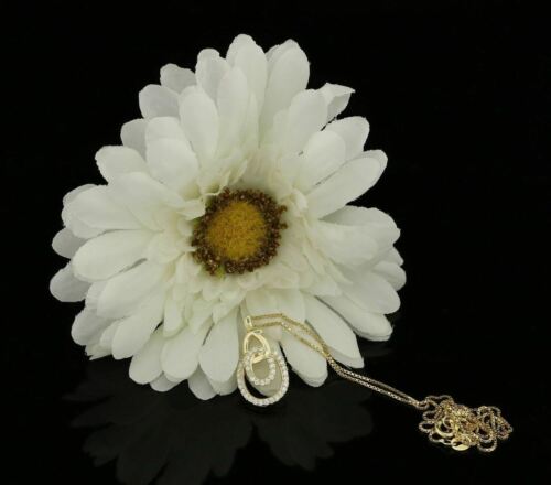 DiamondCelebritees Yellow Sterling Silver Attractive Charm FASHION Pendant 2.64ct Cubic Zirconia