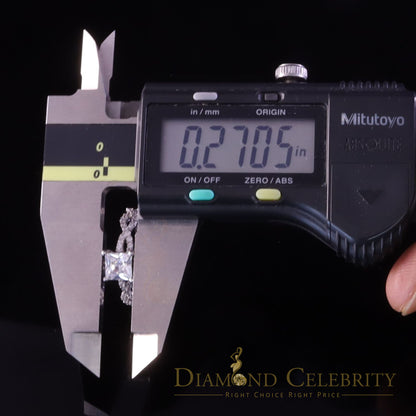 DiamondCelebritees 1.66 ct Cubic Zirconia White 925 Sterling Silver Womens Engagement Ring Size 7