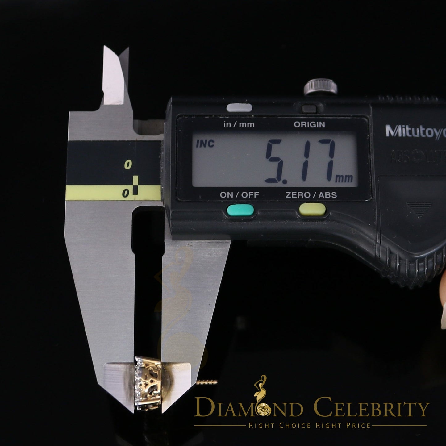 DiamondCelebritees Men's/Women's 10K Real Yellow Gold with 1.20CT Real Diamond Stud Earrings