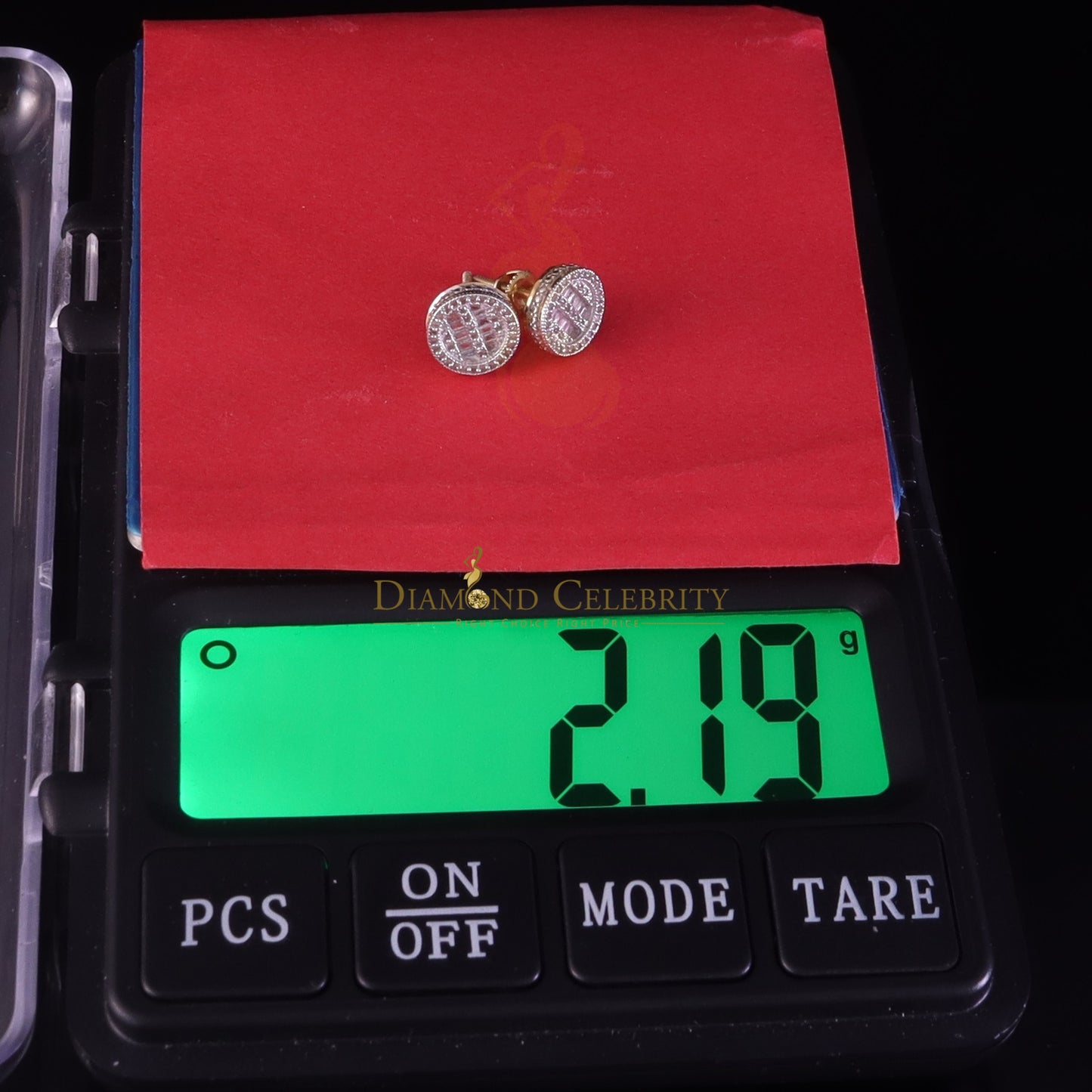 DiamondCelebritees 0.33ct Diamond 925 Sterling White Silver For Men's & Womens Stud Round Earring