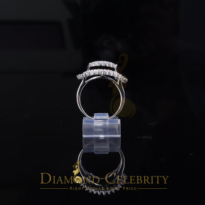 DiamondCelebritees 925 Sterling 1.25ct Cubic Zirconia White Silver Womens Ring Size 8