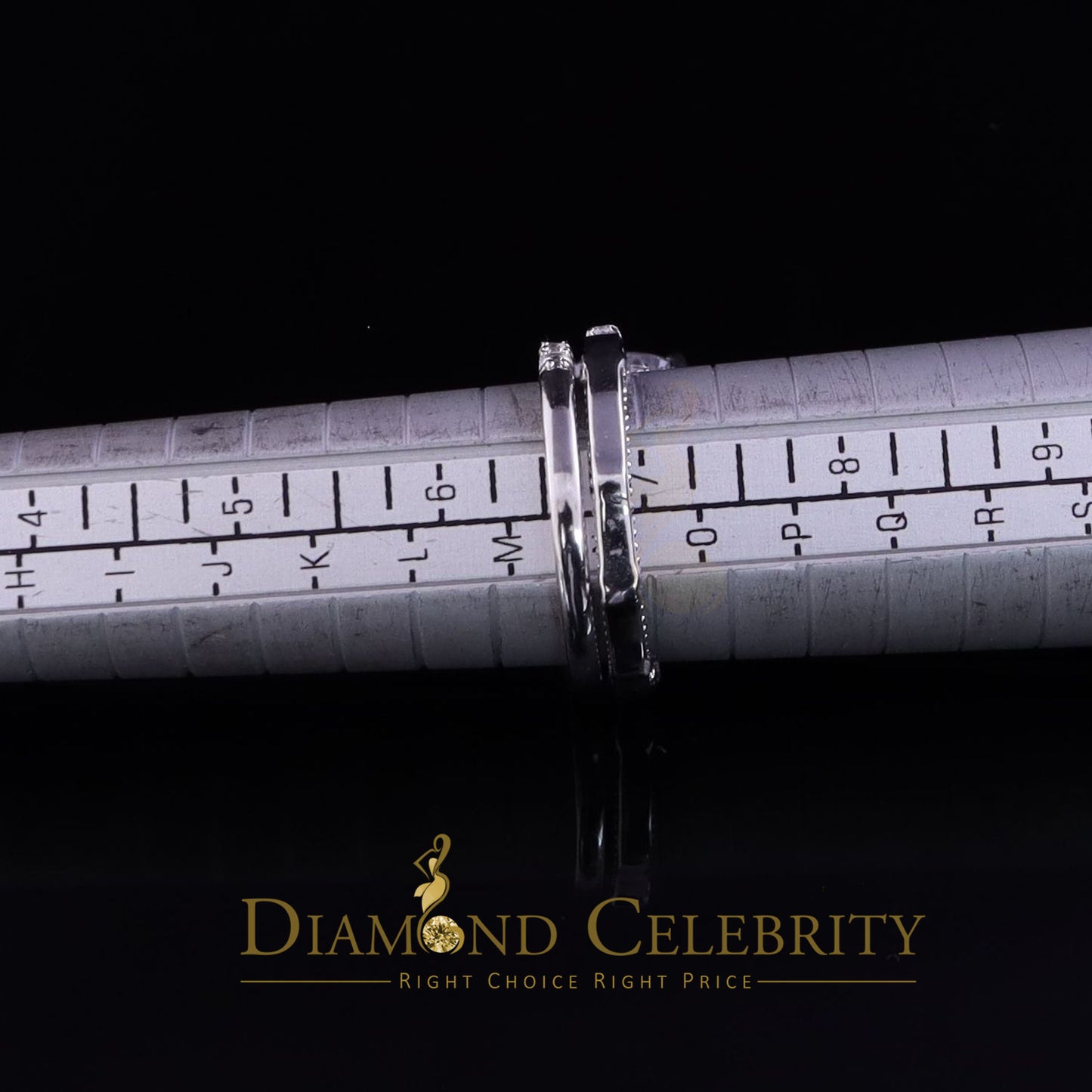 DiamondCelebritees White 5.50ct Cubic Zirconia 925 Sterling Silver Bridal Style Women's Ring SZ 7