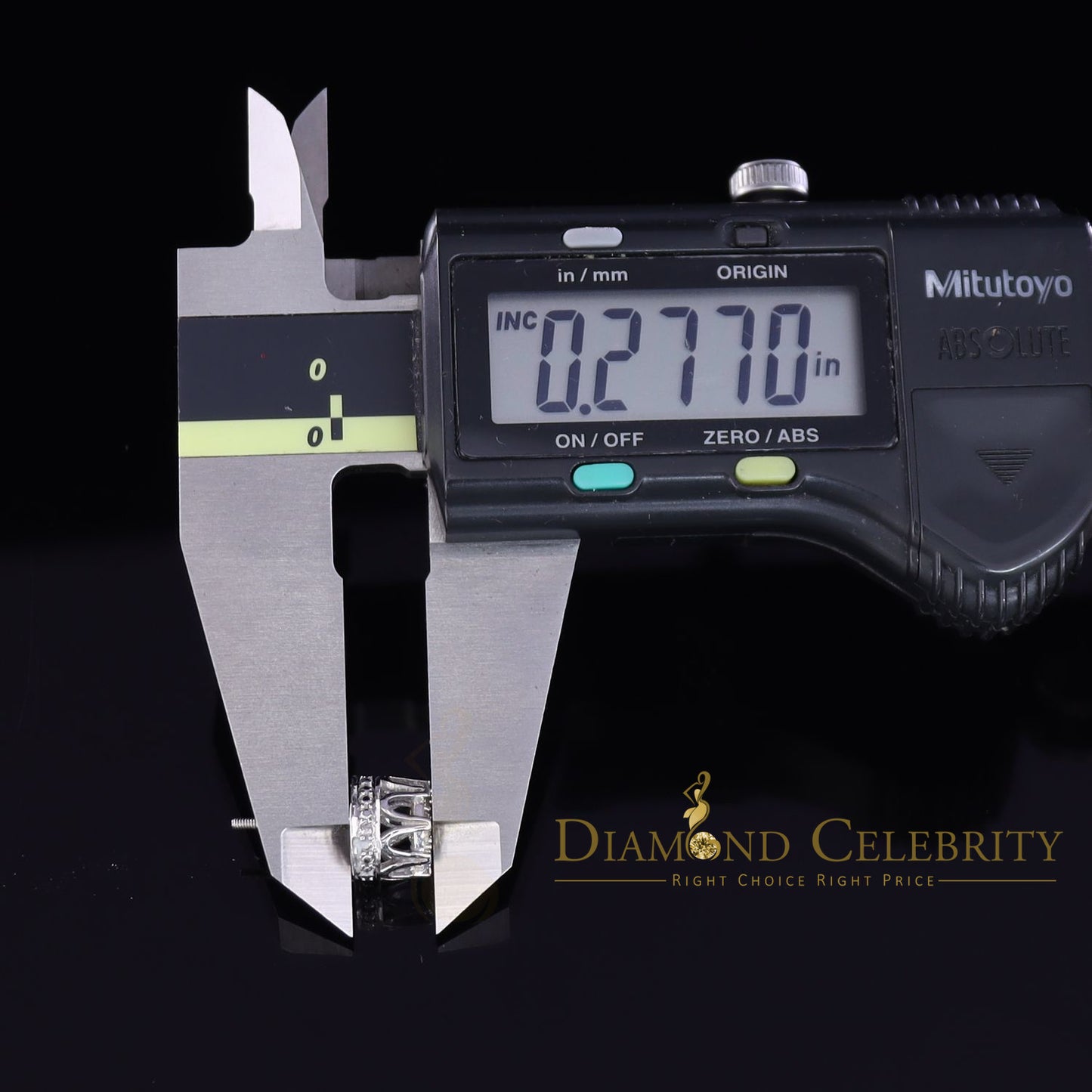 DiamondCelebritees  925 White Sterling Silver 0.58ct Cubic Zirconia Women's Hip Hop Flower Earrings