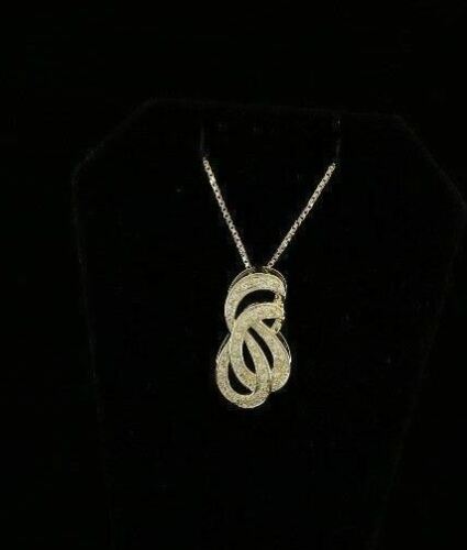 DiamondCelebritees Promising Yellow Sterling Silver Charm FASHION Pendant 0.28ct Cubic Zirconia