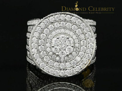 DiamondCelebritees 925 Sterling White Silver Cubic Zirconia 25.0ct Engagement Band Rings Men Size12