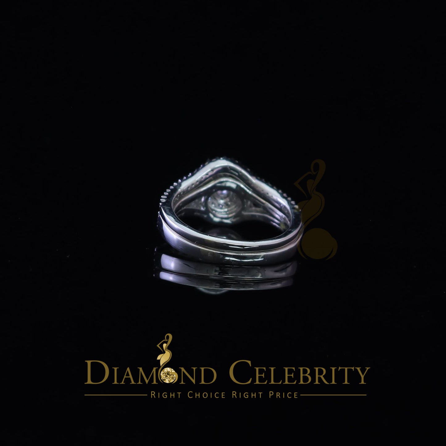 DiamondCelebritees 1.20CT Wedding White Ring For Women 925 Sterling Silver Cubic Zirconia Size 7