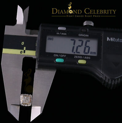 DiamondCelebritees 0.25ct Diamond 925 Silver Yellow Square Earring For Men's / Women's