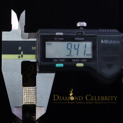 DiamondCelebritees 2.03ct Cubic Zirconia 925 Yellow Silver Set Women's Engagement Ring Size 7