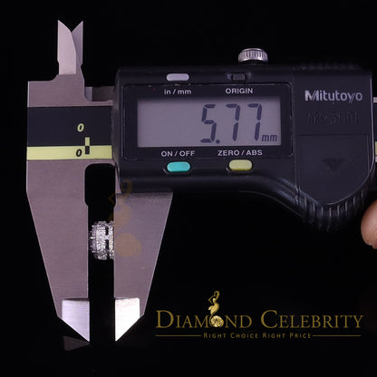 DiamondCelebritees  1.50ct Cubic Zirconia 925 White Silver Sterling Hip Hop Floral Women's Earrings