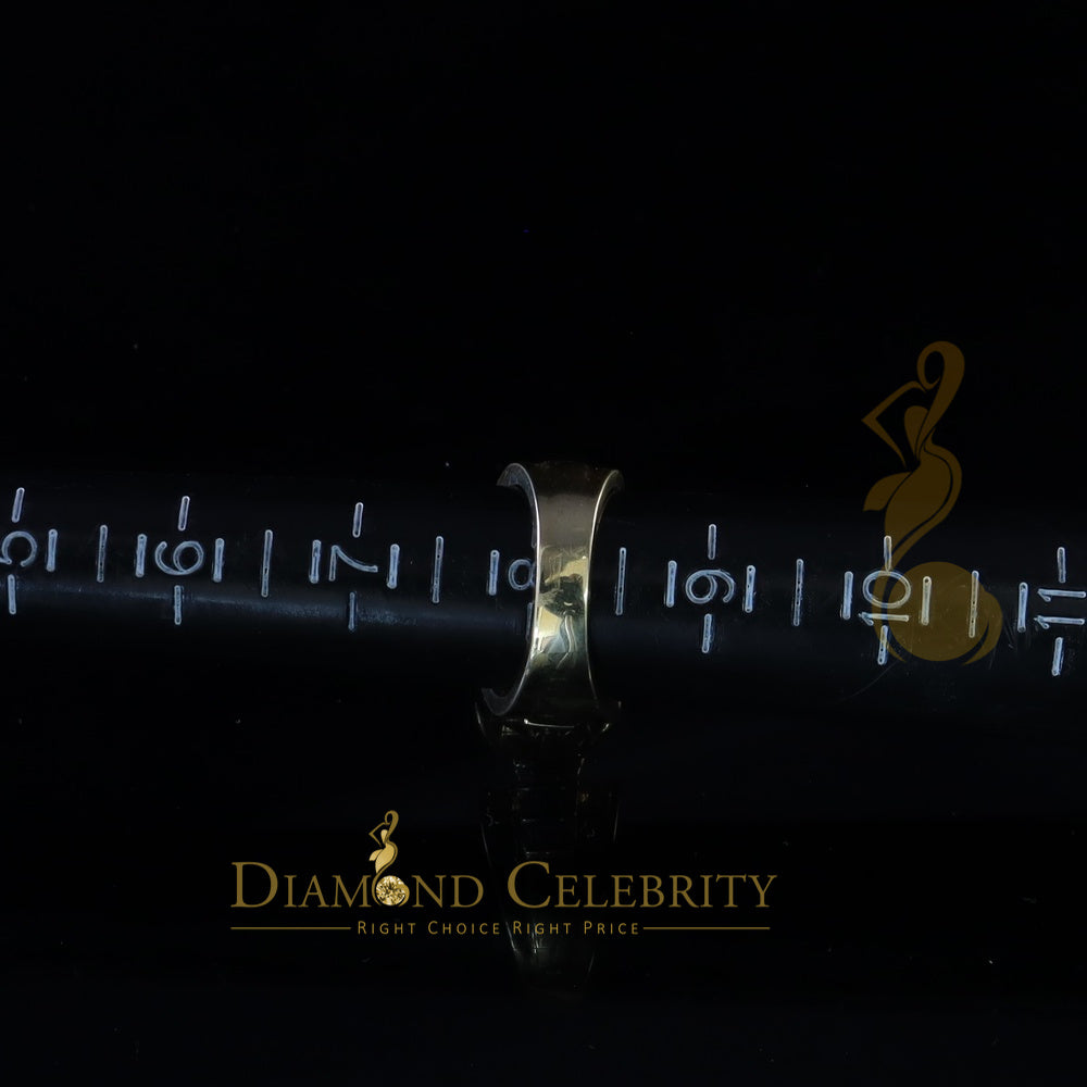 DiamondCelebritees 6.04ct Yellow Cubic Zirconia 925 Silver Engagement Square Womens Ring Size 8