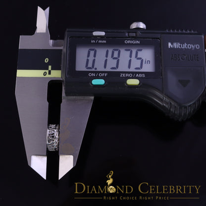 DiamondCelebritees 10K Real Yellow Gold Real Diamond 0.60CT Men's/Women's Stud Round Earring