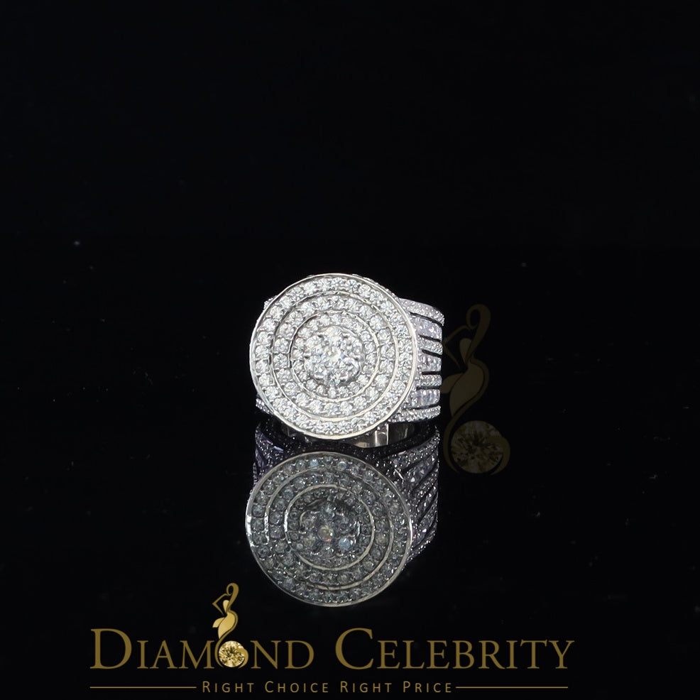 DiamondCelebritees 925 Sterling White Silver Cubic Zirconia 25.0ct Engagement Band Rings Men Size12