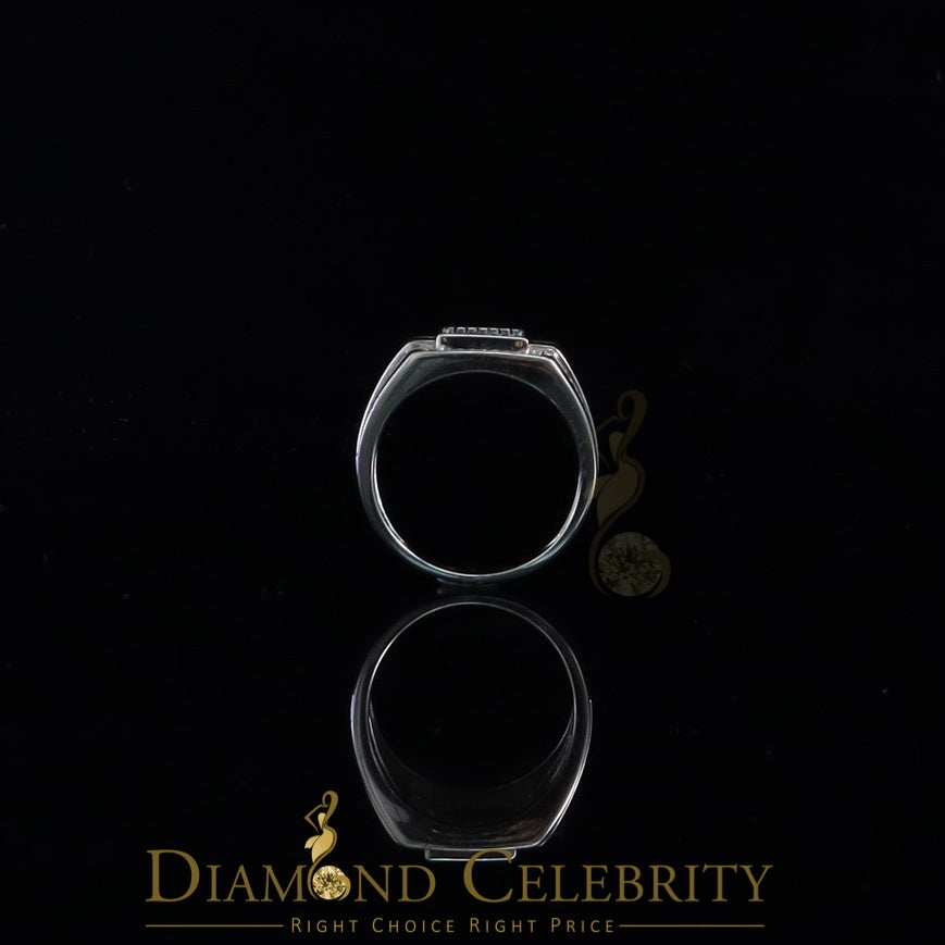 DiamondCelebritees 1.50ct Iced Out White Cubic Zirconia Fashion Luxury Big Ring For Men Size 11