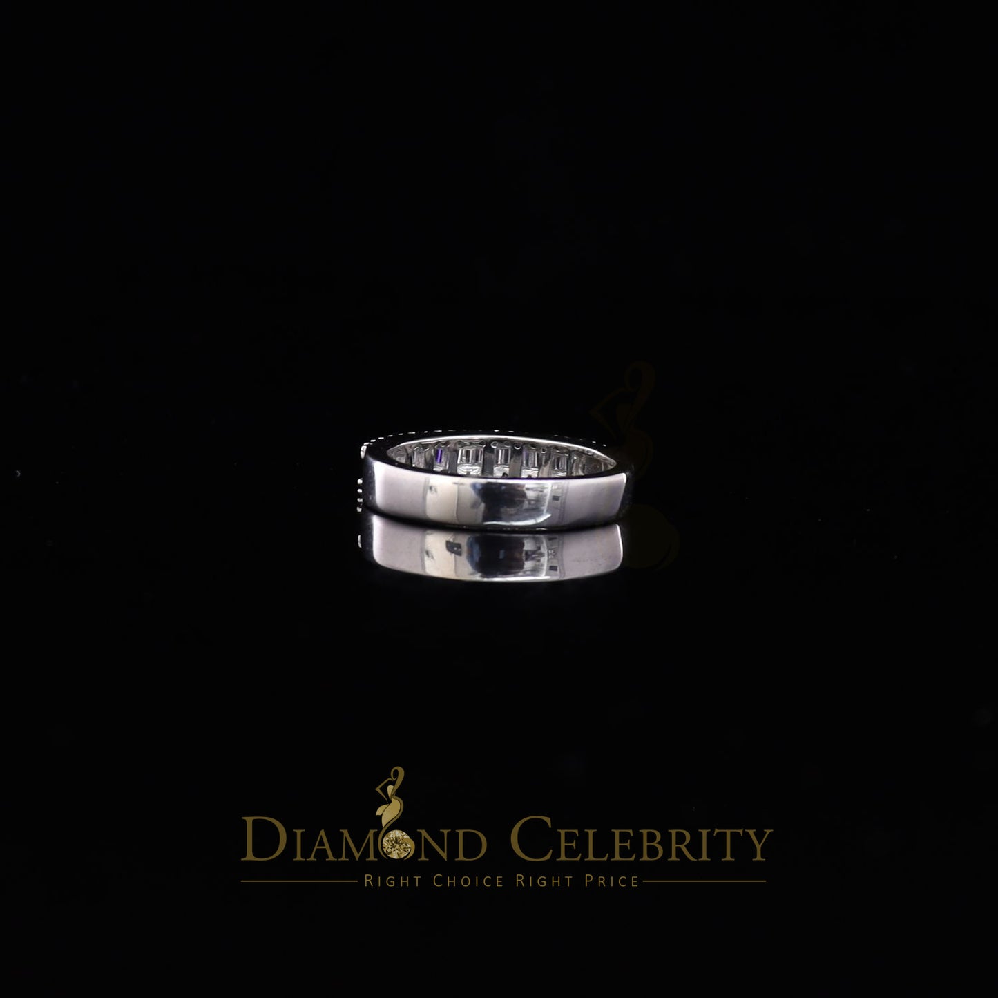 DiamondCelebritees 4.00ct Cubic Zirconia Sterling 925 Silver White Womens Engagement Ring Size 8