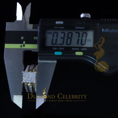 DiamondCelebritees 925 Sterling Yellow Silver Square 2.12ct Cubic Zirconia Womens Ring Size 7