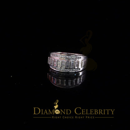 DiamondCelebritees 925 Sterling Silver White 1.75ct Cz Cindrella Men's Women's Ring Size 9
