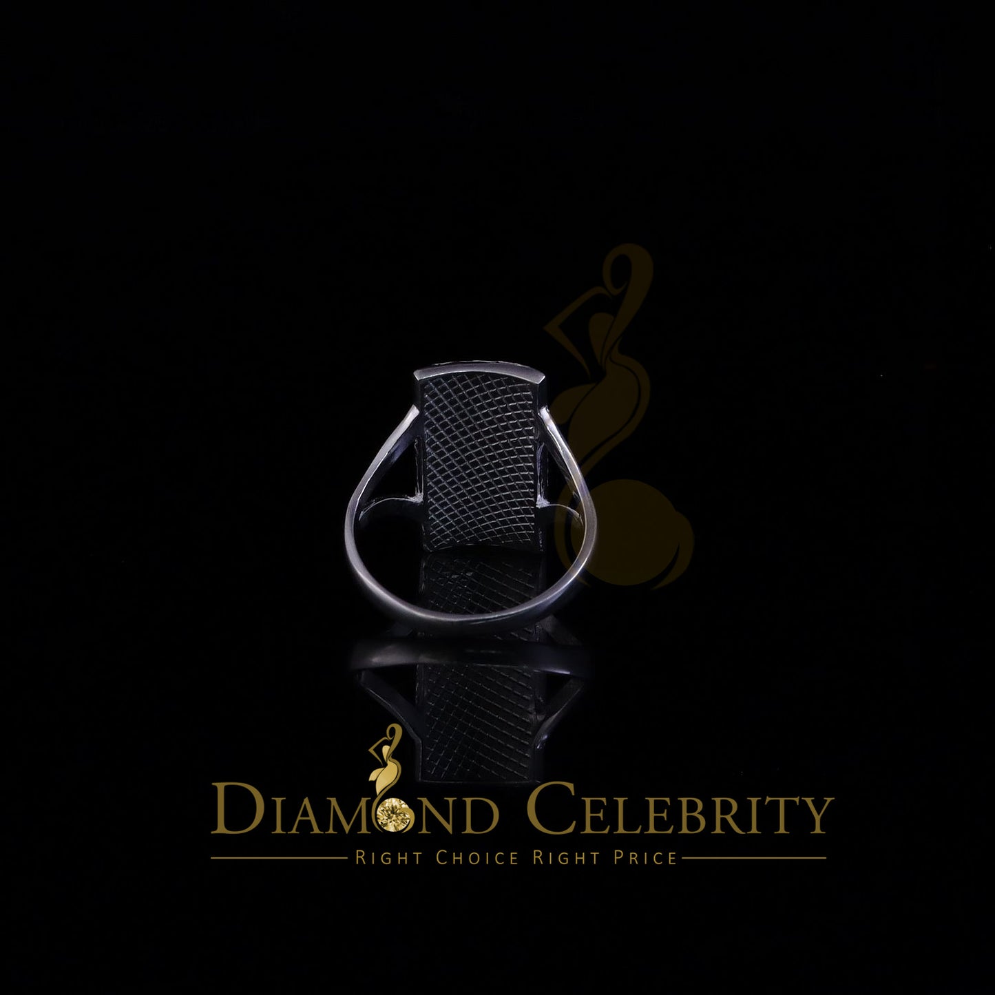 DiamondCelebritees Catholic White 925 Sterling Silver St Jude Fancy Women's Religious Ring SZ 9.5
