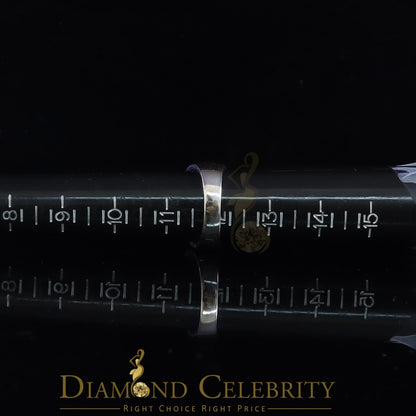 DiamondCelebritees Men's 925 Sterling White Silver Octagon 1.50ct Cubic Zirconia Ring Size 12