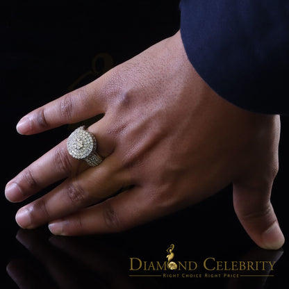 DiamondCelebritees 925 Sterling Silver 9.00ct White Cubic Zirconia Womens Engagement Ring Size 9