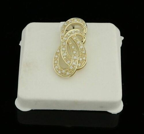 DiamondCelebritees Promising Yellow Sterling Silver Charm FASHION Pendant 0.28ct Cubic Zirconia