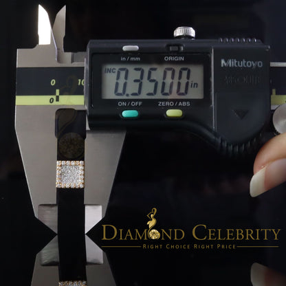 DiamondCelebritees 925 Yellow Silver 0.80ct VVS 'D' Moissanite Square Stud Earring Men's/Womens