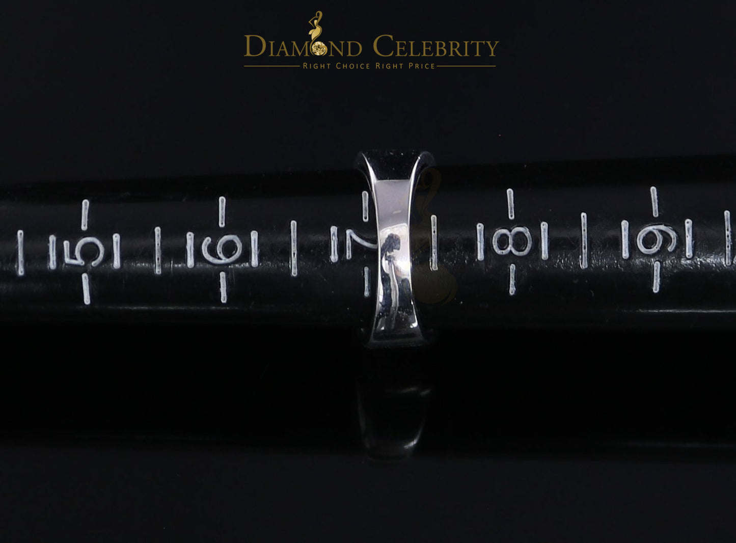 DiamondCelebritees 0.33 CT Real Diamond 925 Sterling White Silver Shine Womens Square Ring Size 7