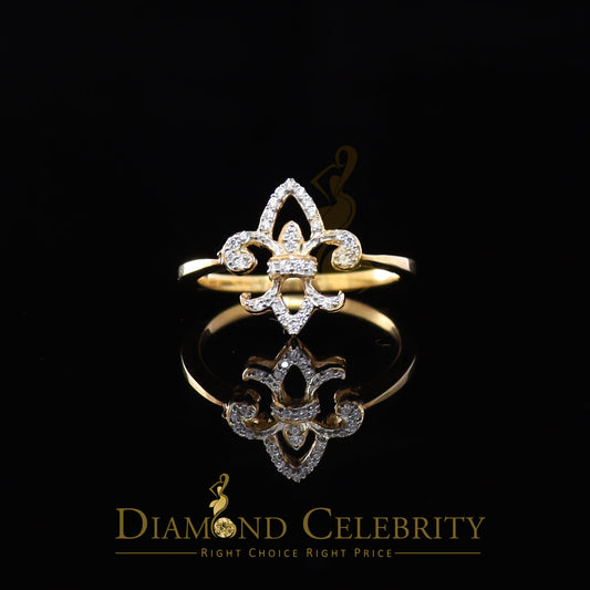 DiamondCelebritees 0.30ct Cubic Zirconia Yellow 925 Sterling Silver Saints Womens Gifts Ring Size 7