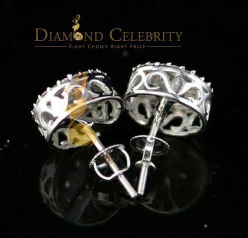 DiamondCelebritees 1.00ct Carat Diamond Stud Earrings for Women White Sterling Silver stud for men