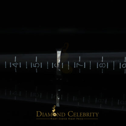 DiamondCelebritees 0.75CT Cubic Zirconia Sterling White Silver Round Engagement Women's Ring Size 7