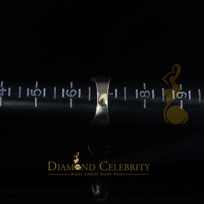 DiamondCelebritees 925 Sterling Yellow Silver Square 2.12ct Cubic Zirconia Womens Ring Size 7